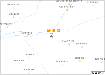 map of Tishanka