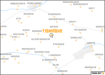 map of Tishinovo