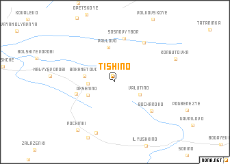 map of Tishino