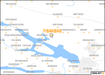 map of Tishkovo