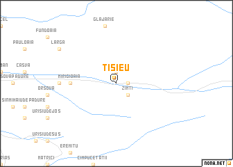 map of Tisieu