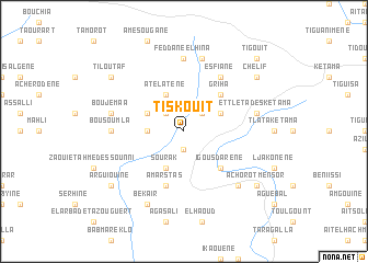 map of Tiskouit