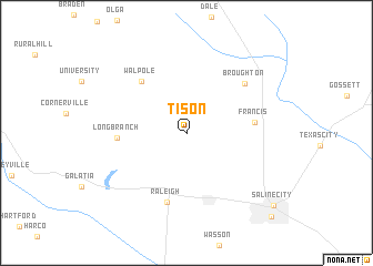 map of Tison