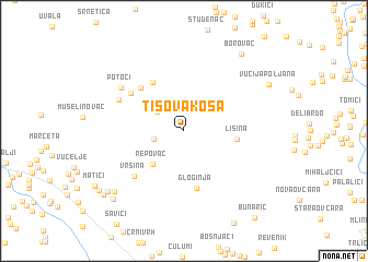 map of Tisova Kosa