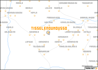 map of Tissélé-Noumousso