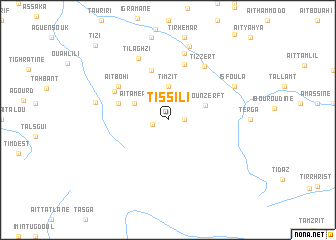 map of Tissili