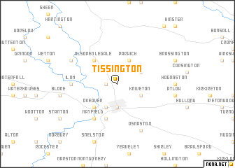map of Tissington