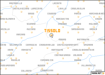 map of Tissolo