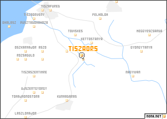 map of Tiszaörs
