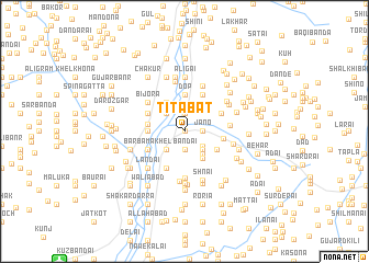 map of Titabat