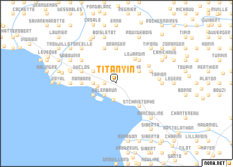 map of Ti Tanyin