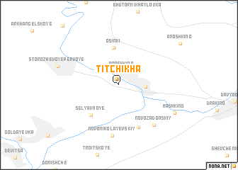 map of Titchikha