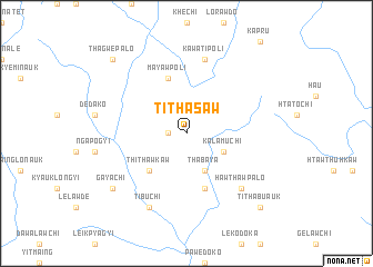 map of Tithasaw