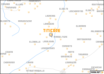 map of Titicare