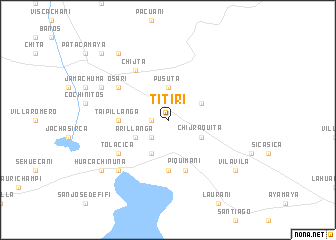 map of Titiri