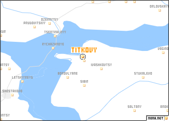 map of Titkovy