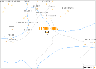 map of Tit Mokhane