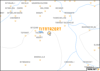 map of Tit nʼTazert