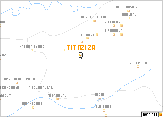 map of Tit nʼ Ziza