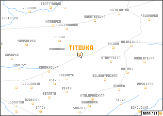 map of Titovka