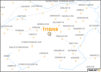 map of Titovka
