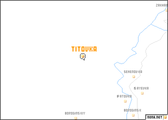 map of Titovka