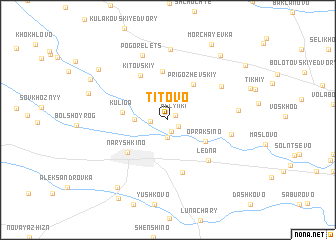 map of Titovo