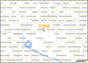 map of Titpur