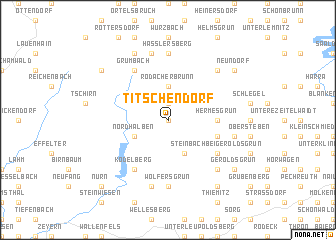 map of Titschendorf