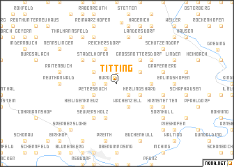 map of Titting