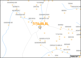 map of Tītū Jalāl