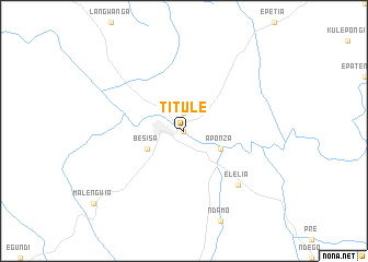 map of Titule