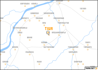 map of Tium