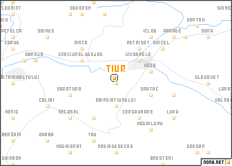 map of Tiur