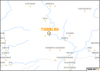 map of Tiwablaw