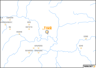 map of Tiwa