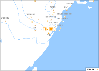 map of Tiworo