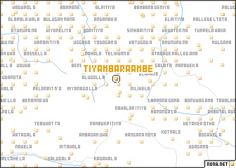 map of Tiyambara-ambe