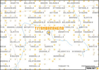 map of Tiyambarahena