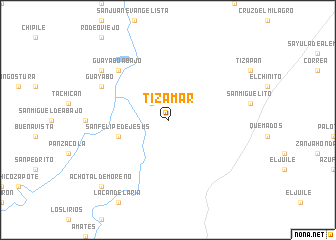 map of Tizamar