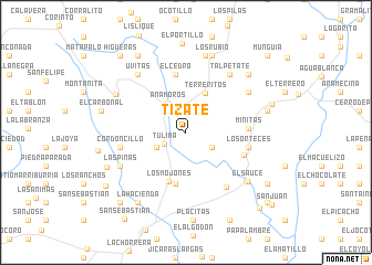 map of Tizate