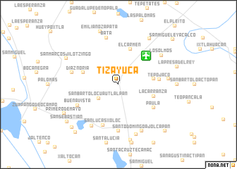 map of Tizayuca