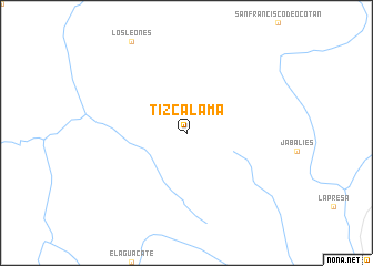 map of Tizcalama