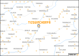 map of Tizgui nʼChorfa