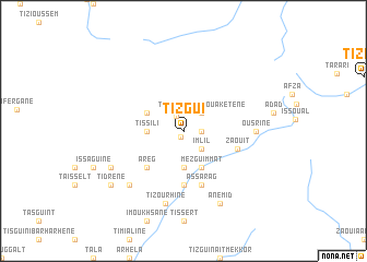 map of Tizgui