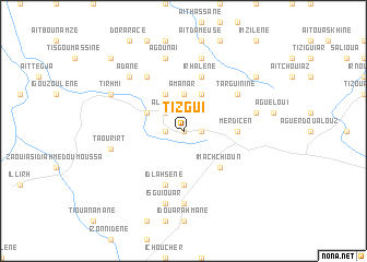 map of Tizgui