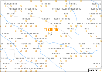 map of Tizhine