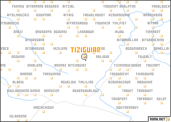 map of Tizi Guiar