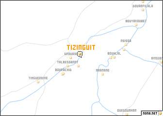 map of Tizinguit
