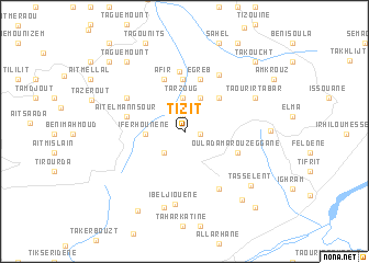 map of Tizit